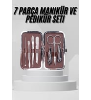 Mulvxkrg Krg02 7 Parça Paslanmaz Çelik Manikür Ve Pedikür Seti Çantalı Profesyonel (Mulvix)