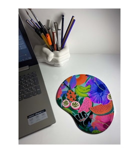 Aloha Hawaii Baskılı Bilek Destekli Mouse Pad