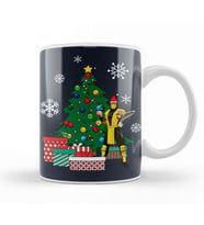 Scorpion Around The Christmas Tree Mortal Kombat Kupa Bardak Porselen