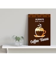 BK Home Coffee Tasarımlı Kanvas Tablo-10