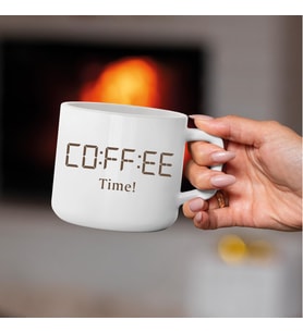 Coffee Time Yazılı Kupa 7,5cm
