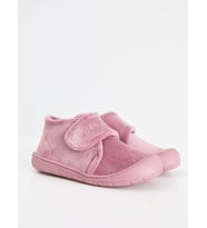 Vicco Color Çocuk Keten Panduf Ayakkabı Günlük  Anaokulu Kreş Ayakkabısı (Pembe)
