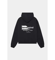 Streetwear Oversize Hoodie – Siyah Baskılı Kapüşonlu Sweatshirt