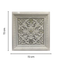 Led Döşenebilir Saray Tavan Avize Göbeği (Beyaz - Altın Rengi)