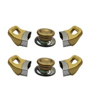 Tencere Tava Sahan Kulp ve Kapak Kulpu Altın Sarı Gold 2 Set