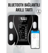 Akıllı Tartı Bluetooth Bağlantılı Yağ Ölçebilen Tartı Yeni Nesil
