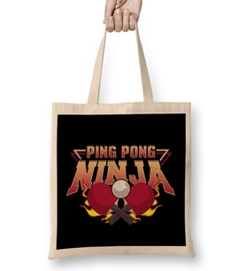Ping Pong Ninja Table Tennis Pingpong Player Bez Çanta Uzun Saplı