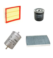 Bosch Filtre Bakım Seti Audi A6 2.8 Benzin 1998-2004 Hava + Yağ F + Yakıt F. + Polen Bosch