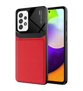 Samsung Galaxy A52 Kılıf Parlak TPU Emiks Kapak (Kırmızı)
