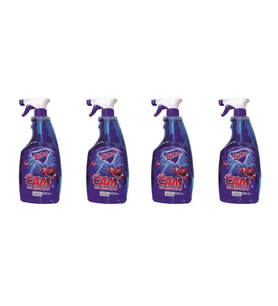 4'lü Püskürtmeli Parfümlü Cam Temizleyici 950 ml.