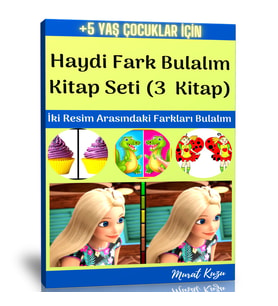 Haydi Fark Bulalım Kitap Seti (3 Fasikül Kitap)