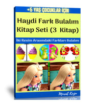 Haydi Fark Bulalım Kitap Seti (3 Fasikül Kitap)