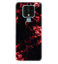 Tecno Camon 16 18P Pova Pova 3 Pova Neo Kılıf Desemli Silikon Red Smoke 1745