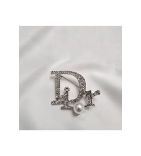 QL ACCESSORY TAŞLI ÖZEL TASARIM BROŞ (Gümüş)