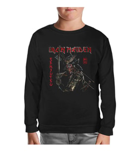 Iron Maiden - Senjutsu Siyah Çocuk Sweatshirt