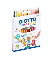Giotto Turbo Color Skin Tones Keçeli Kalem 12'li Ten Renkleri 