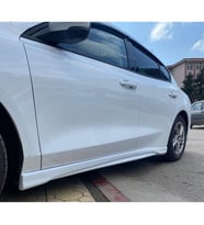 Ford Focus 4 Sedan Yan Marşpiyel Seti Mat Siyah Plastik 2 Adet 2019 2020 2021 2022 2023 2024 2025