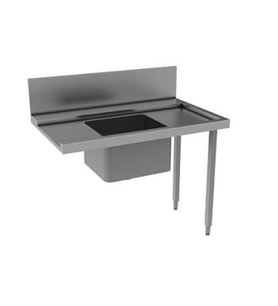 Electrolux Professional Bulaşık Giriş Tezgahı, Tek Evyeli (500x400 Mm), Giyotin Tip Bulaşık Makinesi İçin, Filtreli, Sağdan Sola - 1200 Mm PTSBHT12R