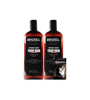 Brickell 237 ml 2 Adet Anti-White Beyaz Karşıtı Saç Sakal Bakım Şampuanı + Yanında Jel Hediye