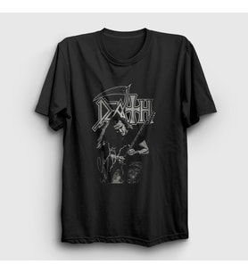 Presmono Unisex Siyah Chuck Schuldiner Death T-Shirt 137776tt
