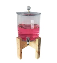 Cam Damacana, Şerbetlik, Limonatalık, Detoks Sürahisi 4,5 Lt.