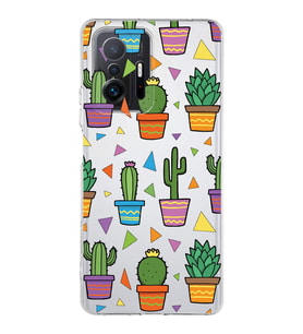 PrintiFy Xiaomi Mi 11T Pro ile Uyumlu Water Color 4  Kamera Korumalı Şeffaf  Kılıf