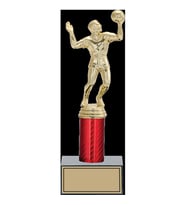 ODAK KUPA - Figürlü Kupalar - Voleybol Erkek Figürlü Kupalar FG-004 B - 26 cm