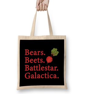 Bears Beets Battlestar Galactica The Office Bez Çanta Uzun Saplı