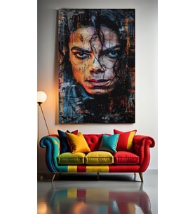 MODERN SOYUT SANAT MİCHAEL II Ev Duvar Salon Güzellik Salonu Ofis Dükkan Dekarasyon Kanvas Tablo (Akçaağaç)
