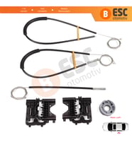 Land Rover Rang.e Rover Sport MK2 L494 2013-2022 LR078871 İçin Arka Sol Kapı Cam Kriko Tamir Seti