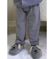 Breeze Erkek Çocuk Eşofman Altı Cepli 3-8 Yaş, Koyu Gri Melanj