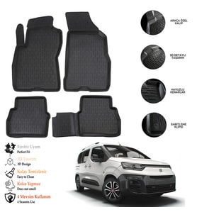 Fiat Doblo 2011 3D Havuzlu Paspas OTL