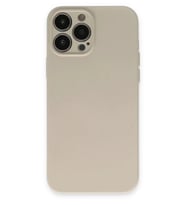 Durukar® iPhone 13 Pro Kılıf Nano içi Kadife Silikon - Bej