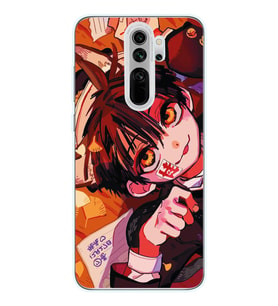 Xiaomi Redmi Note 8 PRO Uyumlu Tuvalet Hayaleti Hanako - Kun Tasarımlı Şeffaf Telefon Kılıfı