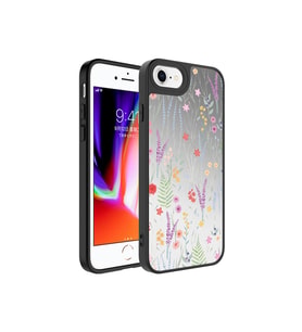 Apple iPhone 7 Uyumlu Kılıf Aynalı Desenli Kamera Korumalı Parlak Zore Mirror Kapak (Kahverengi)
