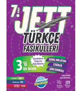 ÜNLÜLER KARMASI 7. SINIF JETT TÜRKÇE FASİKÜLLERİ