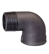 FİTİNGS - KUYRUKLU DİRSEK SİYAH 3/4"