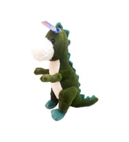 Peluş Dino 35 Cm Yeşil - Mavi Su Dünyası