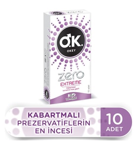 Okey Prezervatif Zero Extreme 10'lu