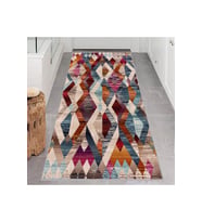 Rovigo Home Dijital Baskı Yıkanabilir Kaymaz Taban Salon Halısı RVG0628 (Bej)