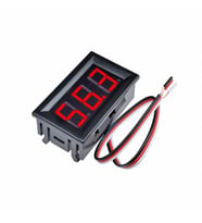 0.56 inch DC 0-100V Digital Kırmızı Voltmetre 3 Telli Panel Tip