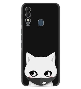 Spark 8T Kılıf Silikon Desen Özel Seri Pandemi Cat 1729