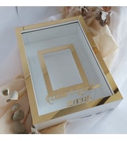 25X35 BEYAZ-GOLD LEDSİZ FOTOĞRAF BÖLÜMLÜ ANI ÇERÇEVESİ- NİŞAN SÖZ GÜLLERİNİZ İÇİN ÇERÇEVELER