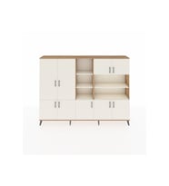 Arges Dolap 14 Raflı 9 Kapaklı 220x30x163 Çam-Aytaşı