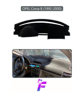 OPEL CORSA B (1992-2000) Uyumlu Torpido Örtüsü Yansıma Önleyici Tam Koruma Kolay Montaj H74