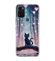 GM 21 Plus Kılıf HD Resim Baskılı Love Cats Tree StKd -050