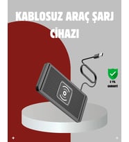 Hızlı Kablosuz Araç Şarj – Manyetik Pad, Aşırı Isınma Korumalı