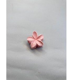 Tekli, Açık Pembe Renk 5 cm Lotus Çiçeği Mandal Toka