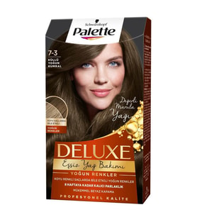Palette Deluxe Saç Boyası - 7-3 Küllü Yoğun Kumral