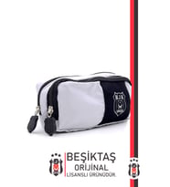 Beşiktaş Orijinal Kalemlik Paraşüt Kumaş Çift Gözlü Kalem Kutusu